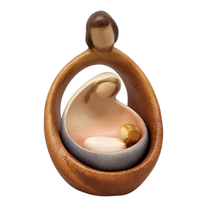 Modern Style Holy Family - Nesting Nativity - Color - 4.5 Inch