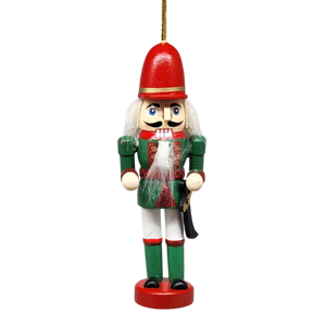 Wood Nutcracker Ornament - Major