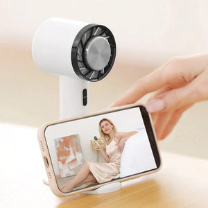 Portable Rechargeable Handheld Fan 2200mAh 3-Speed USB Cooling Fan