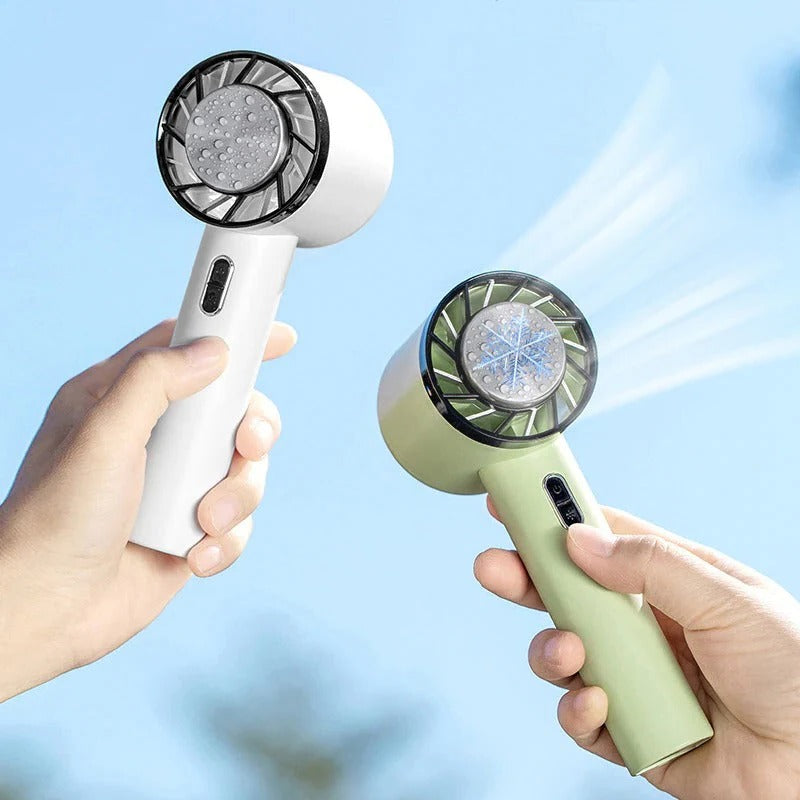 Portable Rechargeable Handheld Fan 2200mAh 3-Speed USB Cooling Fan