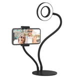 Dual-Arm-Selfie-Stand-w/LED-Ring-Light-