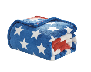 American USA Flag Oversized 50x70" Throw Blanket