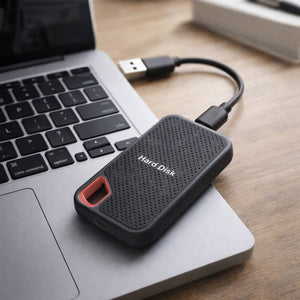 4TB External Hard Drive SSD USB 3.1 & USB-C Portable Solid State Drive