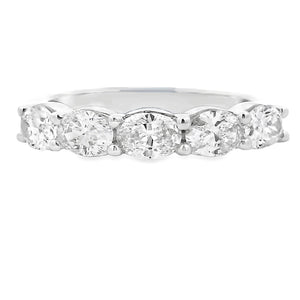 Lab Grown Diamond Wedding Band Ring 14KT White Gold