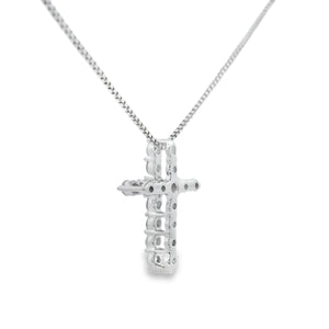 .15ct Diamond Cross Religious Pendant 14KT Yellow Gold