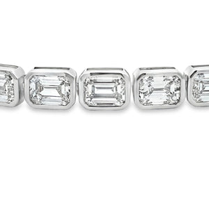 Lab Grown Diamond Tennis Bracelet 14KT White Gold