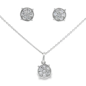 .63ct Lab Grown Diamond Jewelry sets Sterling Silver