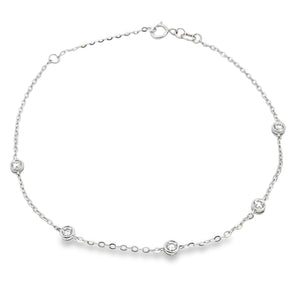 .38ct Lab Grown Diamond Bracelet 14KT White Gold