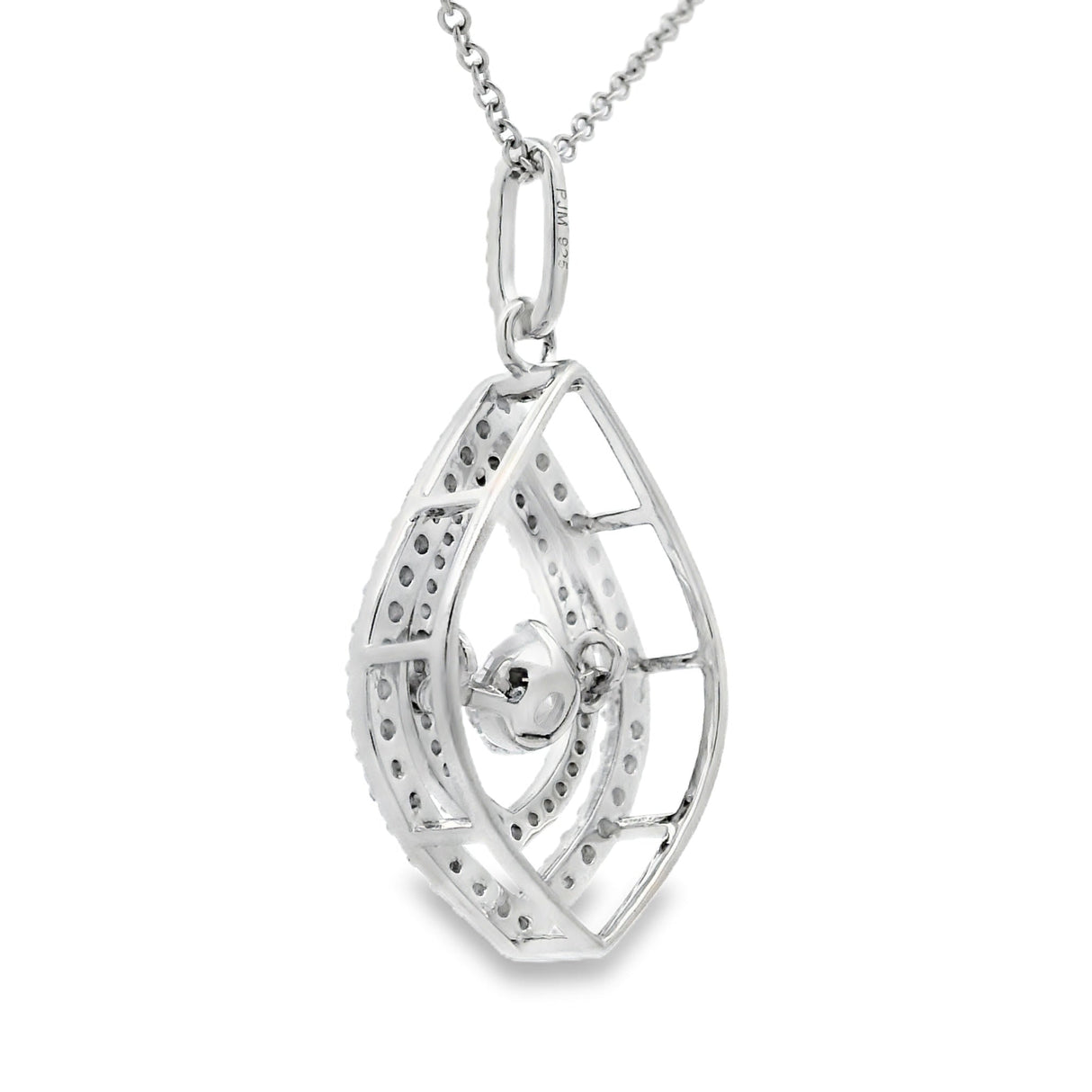 Cubic Zirconia Fashion Pendants Sterling Silver