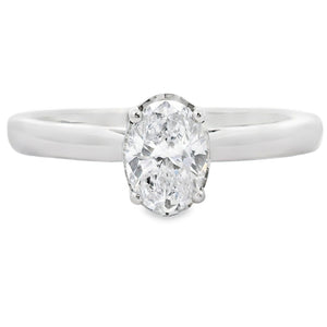 Genuine .50ct Lab Grown Diamond  10KT White Gold