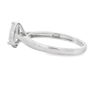 Natural .50ct Lab Grown Diamond  10KT White Gold