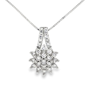 Lab Grown Diamond Fashion Pendants 10KT White Gold