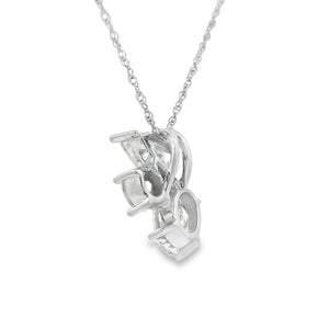 Lab Grown Diamond Fashion Pendants 14KT White Gold