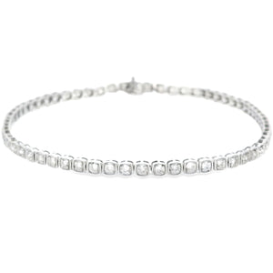 Lab Grown Diamond Tennis Bracelet 10KT White Gold