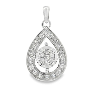 .25ct Diamond Fashion Pendants 10KT White Gold