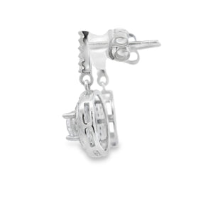 Cubic Zirconia Earrings Sterling Silver