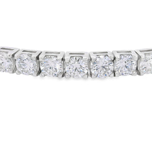 Lab Grown Diamond Tennis Bracelet Sterling Silver