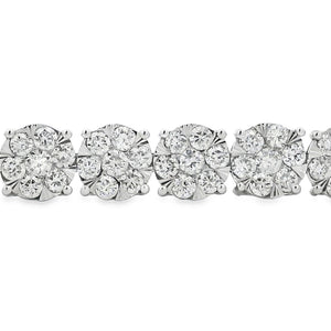 Lab Grown Diamond Tennis Bracelet 10KT White Gold