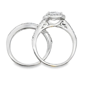 Cubic Zirconia CZ SS Bridal Sterling Silver