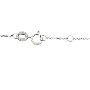 .67ct Sapphire Diamond Bracelet 14KT White Gold