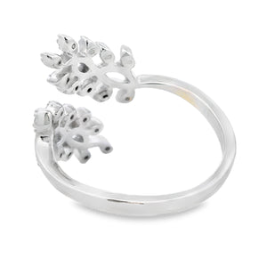 .10ct Diamond Ring Sterling Silver
