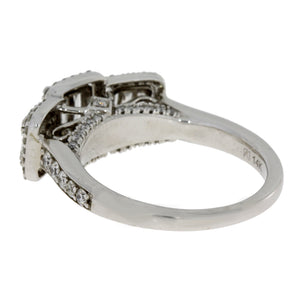 1.00ct Diamond 3 Stone Ring 14KT White Gold