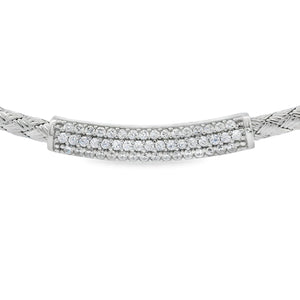 Cubic Zirconium Fashion Pendants Sterling Silver