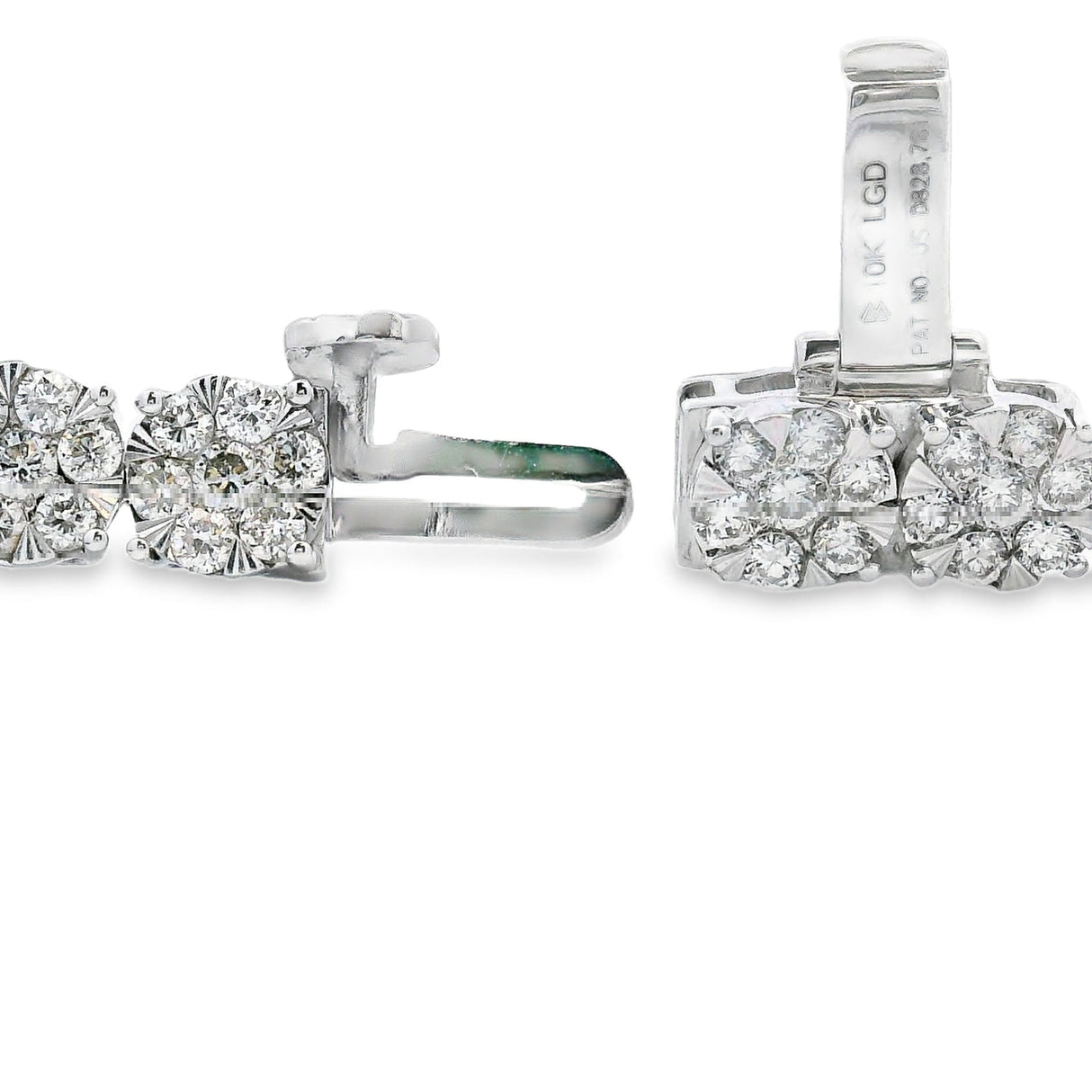 Lab Grown Diamond Tennis Bracelet 10KT White Gold