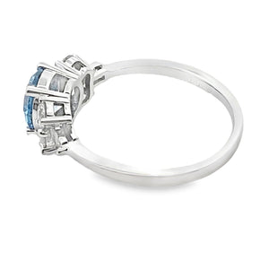 1.85ct Lab Grown Diamond Eng Only 14KT White Gold