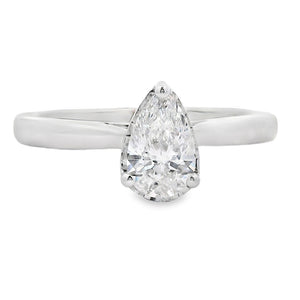 Natural .50ct Lab Grown Diamond  10KT White Gold