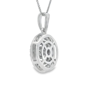 Lab Grown Diamond Fashion Pendants 14KT White Gold