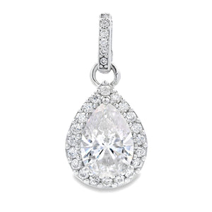 4.23ct Moissanite Fashion Pendants Sterling Silver
