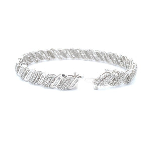 5.00ct Diamond Tennis Bracelet 10KT White Gold