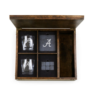 Alabama Crimson Tide - Whiskey Box Gift Set