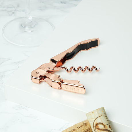 Summit signature double hinged corkscrew in copper viski®