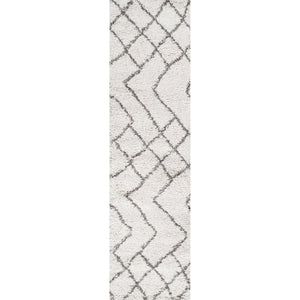 Inca Moroccan Diamond Shag Runner Rug - Tuesday Morning - Runner Rugs