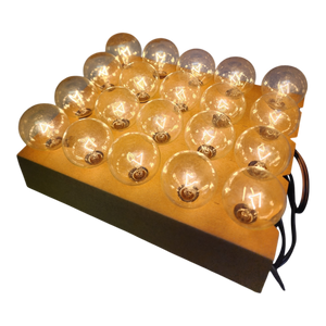 Patio Light Set - 20 G40 Bulbs on Brown Wire