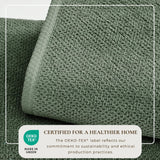 Cotton textured bath towel set - acacia collection