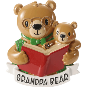 Grandpa Bear Family Ornament
