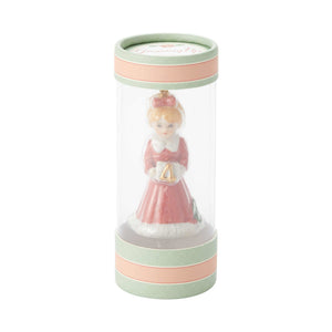 Growing Up Girl Ornament - Blonde Age 4