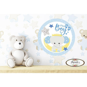 Its a Boy Baby Elephant Sign