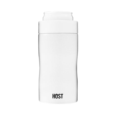 Stay-chill-slim-can-cooler-in-pearl-white-by-host®-Beverage-Tubs-&-Chillers
