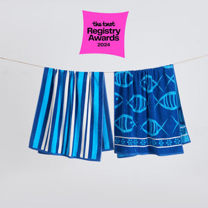Cotton Velour Beach Towels 2-Pack - Maui Collection