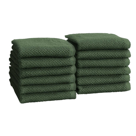 Cotton textured bath towel set - acacia collection
