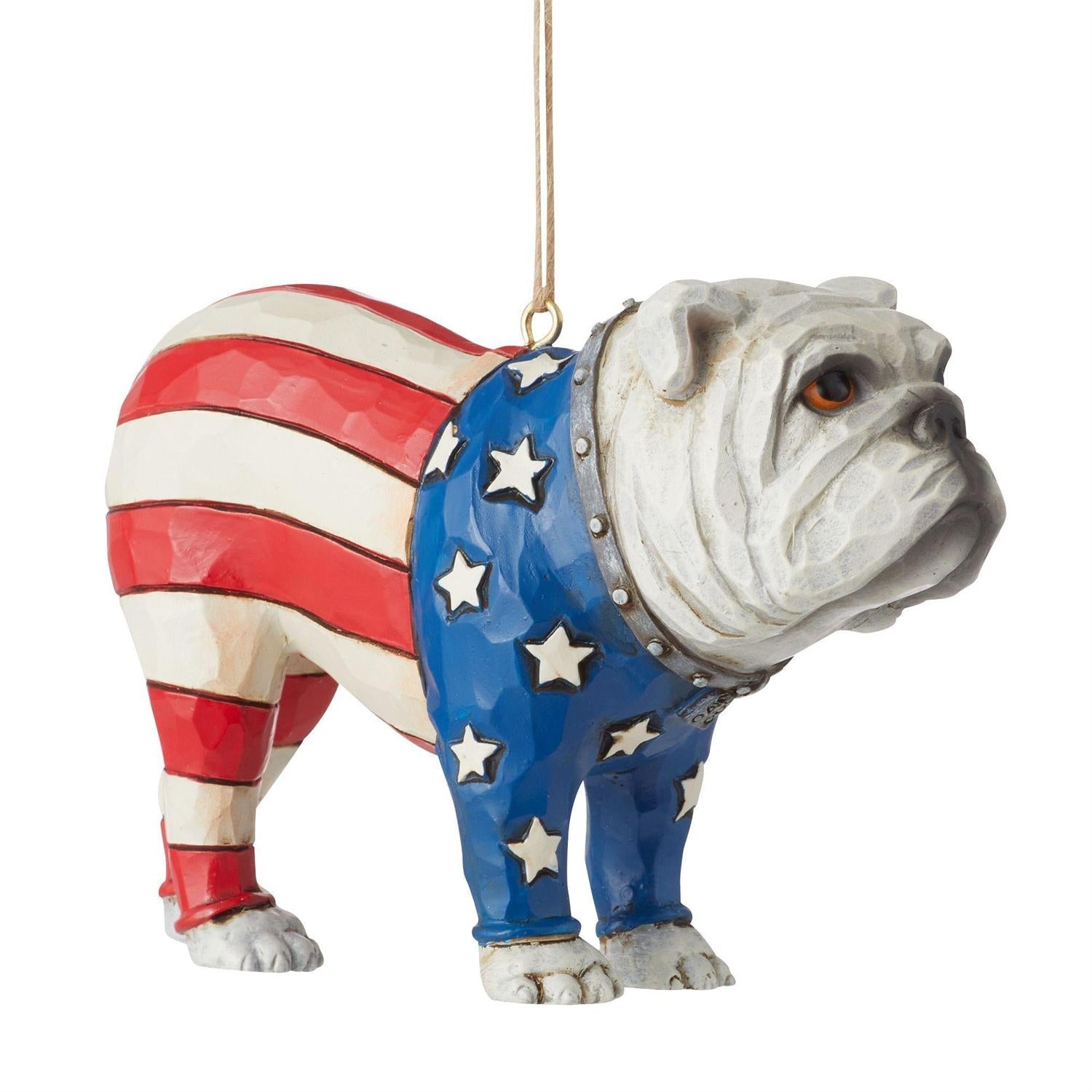 Patriotic Bulldog Ornament – Tuesday Morning