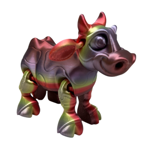 Daisy The Dairy Cow  - Rainbow Color