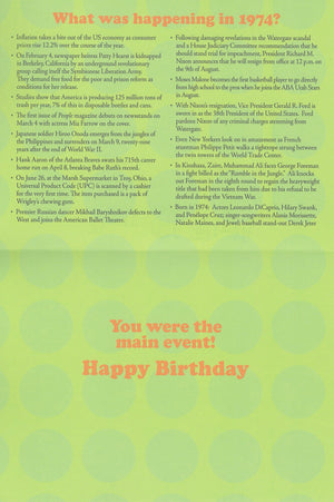 Birthday Card -Year of Birth 1974