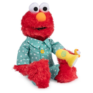 Bedtime Elmo With Glow In The Dark Pajamas And LED Flashlight