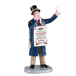 Christmas Concert Sandwich-sign Man