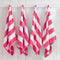 Cotton Velour Cabana Stripe Beach Towel - Novia Collection
